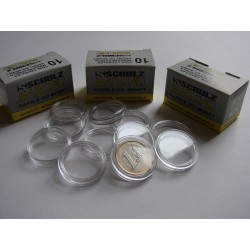 Kapsle na monety (10 sztuk) 23,5 mm