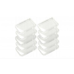 KAPSLE do Sztabek , MONET 27×47 mm PREMIUM 10 szt Srebrne i Złote Sztabki